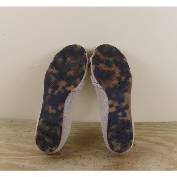 Rothy's Flats Womens 11.5 Tan Beige The Knot Ballet Flats Slip Ons Shoes - Picture 6 of 7